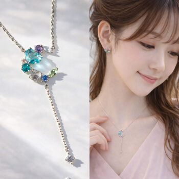 Mesmerize Pastel ネックレス/ silver