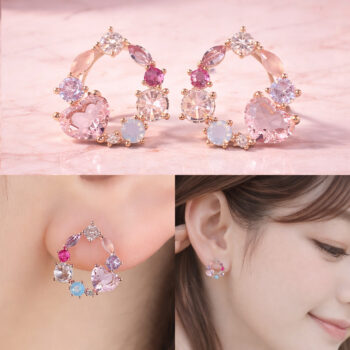 Mesmerize Pastel ピアス&イヤリング/pink gold