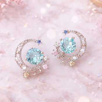 Moon Princess Lovely Short ピアス&イヤリング/ silver