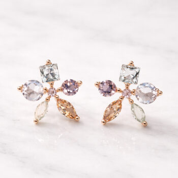 Lovely Pastel Flower ピアス&イヤリング/pink gold