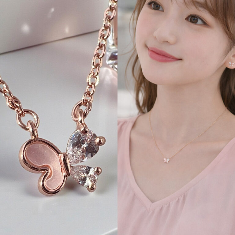Shell Angel Butterfly ネックレス【ニッケルフリー】