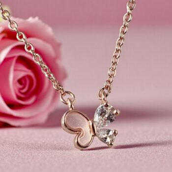 Shell Angel Butterfly ネックレス【ニッケルフリー】