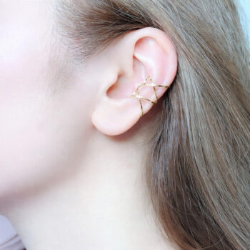 Swell Cross イヤーカフ/Gold