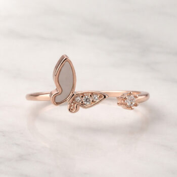 Lueur Butterfly リング/free size【ニッケルフリー】