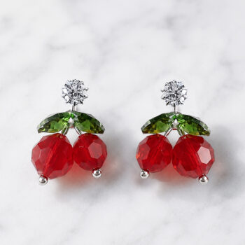 Selene Luxury Cherry Drop ピアス&イヤリング