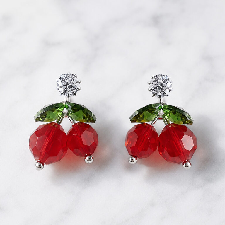 Selene Luxury Cherry Drop ピアス&イヤリング