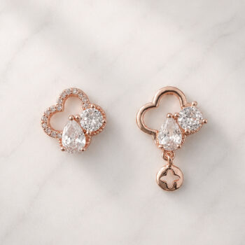 Noble Clover Drop ピアス【ニッケルフリー】
