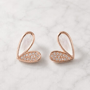 Lueur Shell Heart ピアス&イヤリング