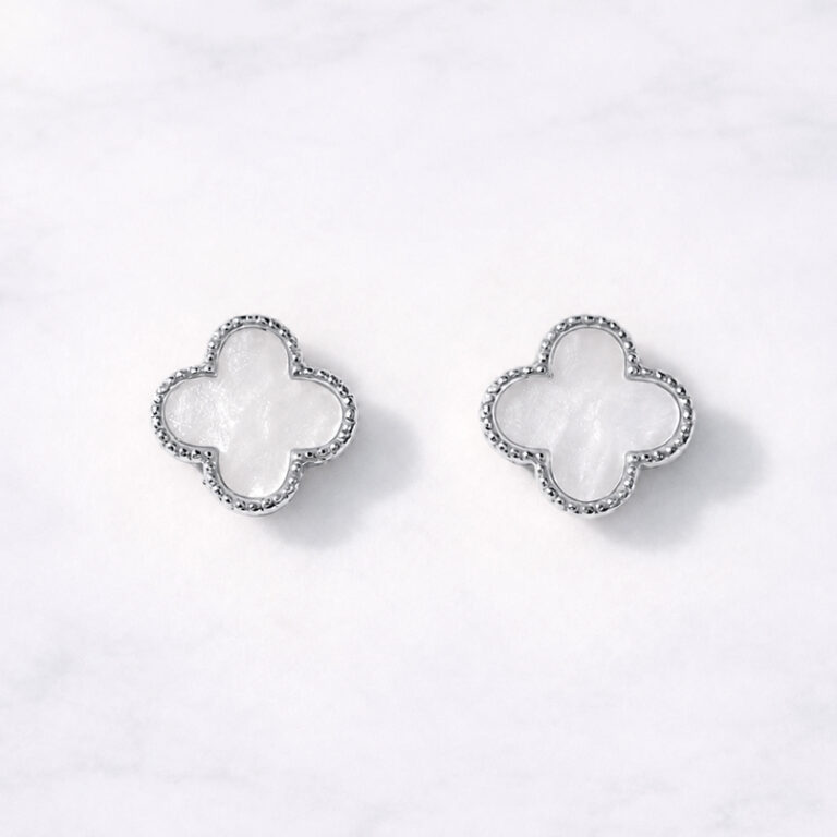 Shell Clover ピアス&イヤリング/Silver