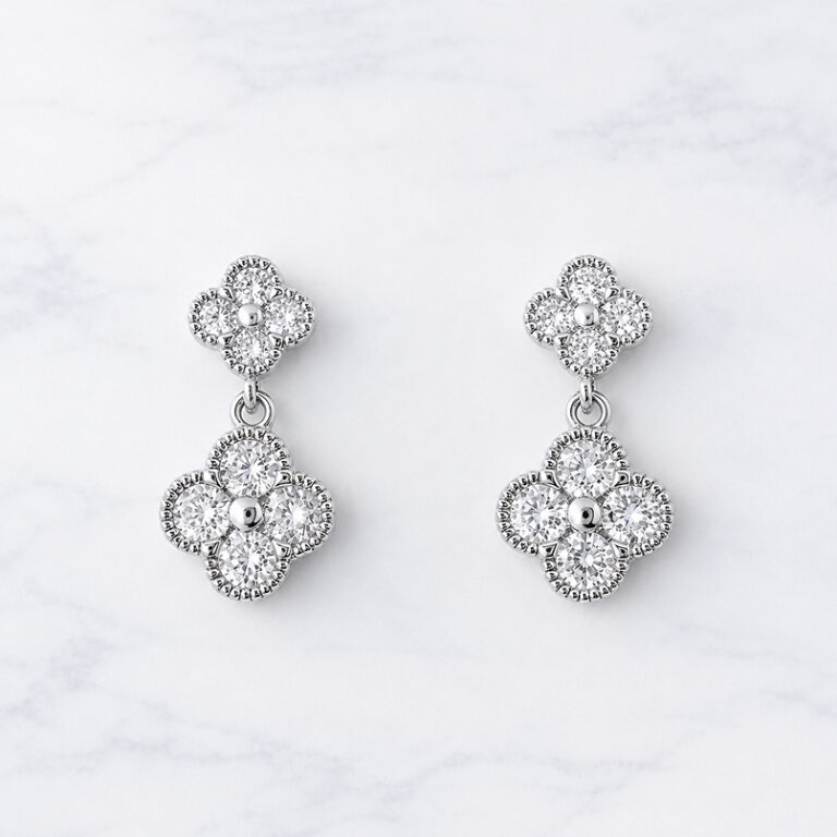 Mini Brilliant Clover ピアス&イヤリング/Silver