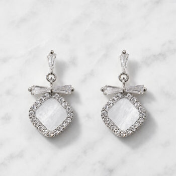 Shell Grace Ribbon ピアス&イヤリング/Silver【ニッケルフリー】