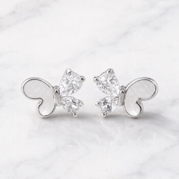 Shell Angel Butterfly ピアス&イヤリング/Silver