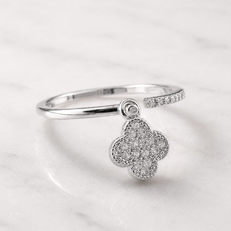 Mini Clover リング | Silver | Free Size