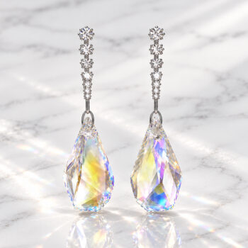 Jewel Aurora Helix Crystal ピアス&イヤリング